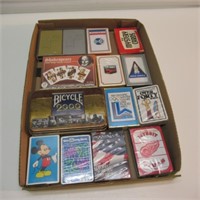 (15) PC LOT PLAYING CARDS INCLUDE