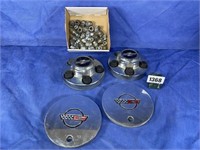 Lugs & Cap Covers, Corvette Wheel Centers