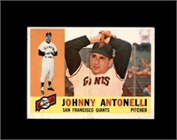 1960 Topps #80 Johnny Antonelli EX to EX-MT+