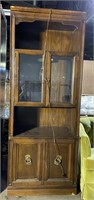 (H) Vintage Shelf Cabinet 28” x 17” x 72 1/2”