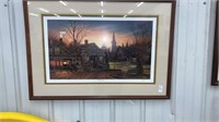 Terry Redlin signed “office hours “print 28 x 40