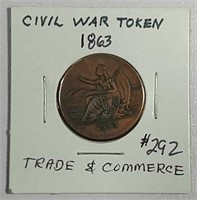 1863  Civil War Token   Trade & Commerce