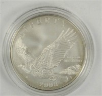 2008 EAGLE SILVER ONE DOLLAR