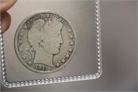 1911 Barber Half Dollar