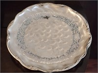 POLISHED 25TH ANNIVERSARY SERVING PLATTER