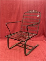 Wrought Iron Bounce Rocker Patio Chair