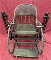 Antique Wicker Wheelchair