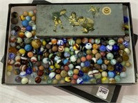 Collection of Approx. 280 Various Old Marbles &