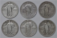 6 - Standing Liberty Quarters