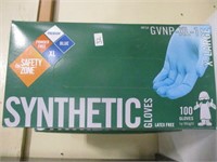2 BOXES OF SYNTHETIC GLOVES SZ XL