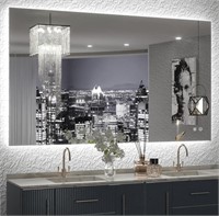 TETOTE 40 x 24 Inch LED Backlit Bathroom Vanity