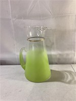 MCM Green Frosted Pitcher