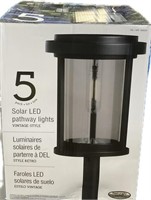 Solar Led Pathway Lights 5-pack