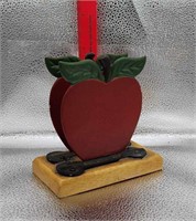 Wooden Apple Napkin Holder Kitchen Decor