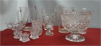 Glass and cut glass collectibles