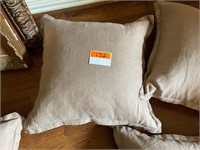 Pottery Barn Beige Linen Pillow