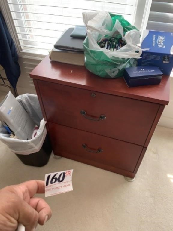 File Cabinet, Misc. Pins, and Trash Can