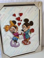 Walt Disney Mickie and Minnie Mouse Print