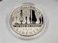 2010 US Mint DAV Silver Dollar Coin