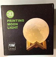 3D Printing Moonlight 16 Colors Moon Lamp