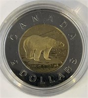1999 Polar Bear $2 Coin & Stamp Set