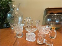 A Group of Crystal & Glass ware