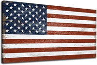 20x40in ADJUVANT US Flag Canvas