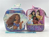 NEW Lot of 2- Disney Princess Lunch Box