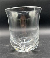 1930s Signed and Numbered Orrefors Crystal Vase