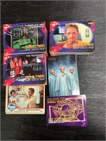 Star Trek deep space nine cards stuck together