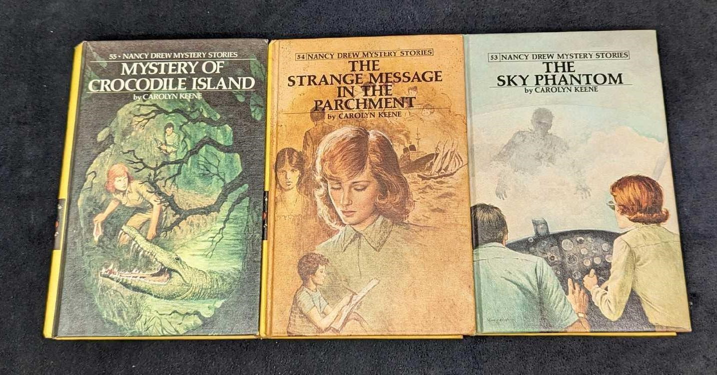 3 1970s Nancy Drew Mystery Stories Hardcovers 53 5