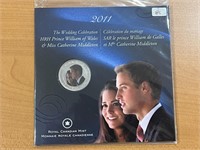 2011 Cdn $.25 Wedding Celebration Coin