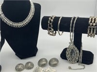 Bracelets, Necklaces, Clip-on Earrings