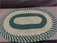 Oval Braided Rug 29" x 21”