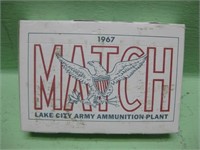 1967 Match Lake City 30-06 Sealed 20 Count Box