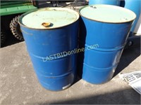 2 Steel 55 gallon Drums / Barrels