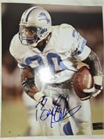 Signed Barry Sanders Photo