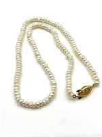 Freshwater Pearl 18" Necklace 4.6mm-3.9mm, W/A