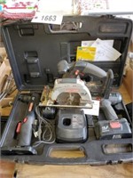 CRAFTSMAN 19.2 VOLT TOOL SET WITH CHARGER, &