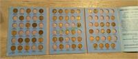 Coin book,  Lincoln Head Cent collection 1909 to