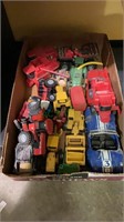 A box lot of at least 20 die cast models - farm