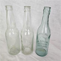 3 South Bend Muessel Brewing Bottles