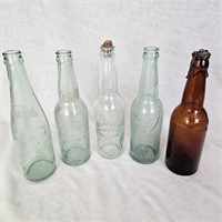 5 Assorted Michigan Brewing Bottles