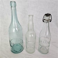 Kamms Mishawaka, Muncie, & Pabst Brewing Bottles