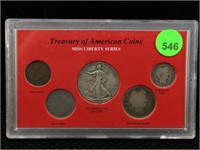 Treasury Of American Miss Liberty Coin Set - Most