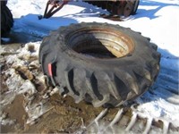 (1) 18.4/34" Co-op Agri Force Tire On Double 210E