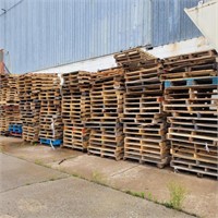 Lot (50) Wood Pallets
