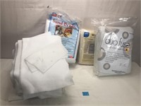 Lot of Double Sided Fusible Fleece and More