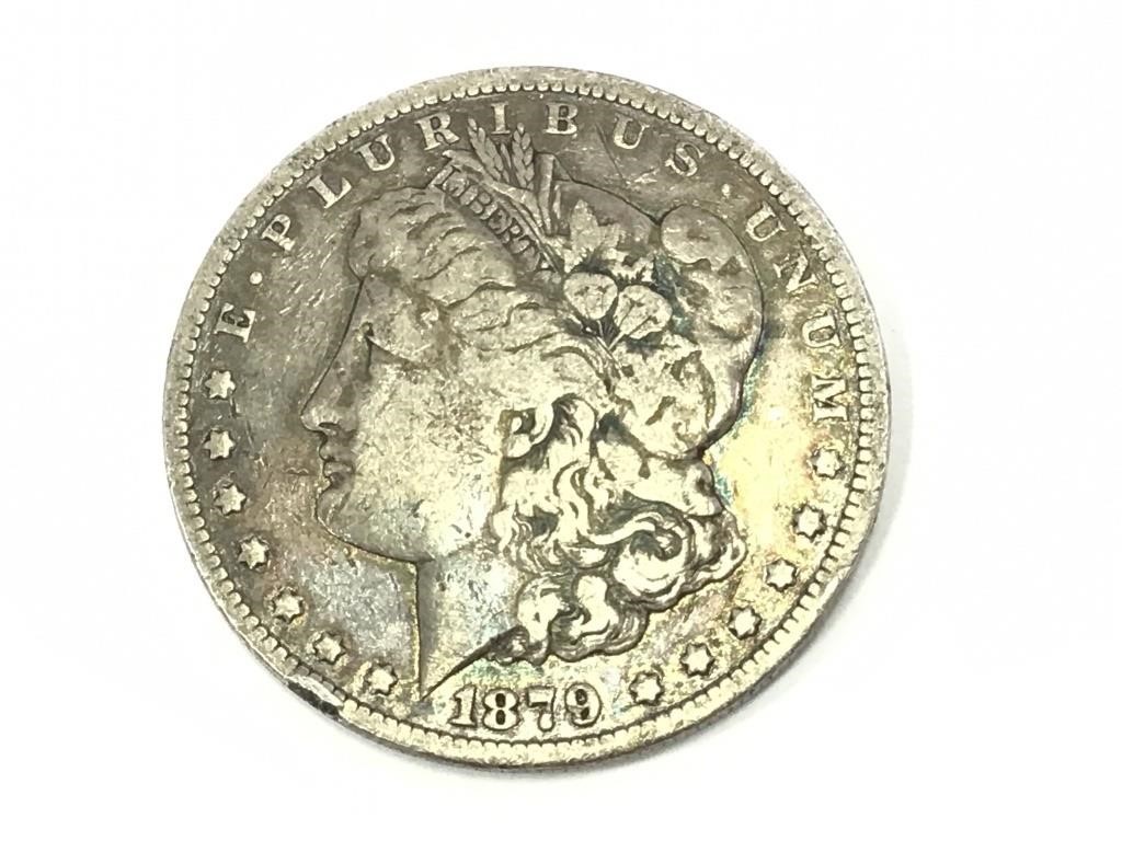 1879-S Silver Morgan Dollar, Reverse of '78, US