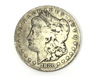 1880-S Silver Morgan Dollar, US Coin